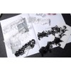 JJDreams P6cs Lace Choker Black Choker White Choker Collar Women's