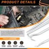 Rustark 47Pcs Upgraded Poly Rivet Gun Automotive Kit with 40Pcs