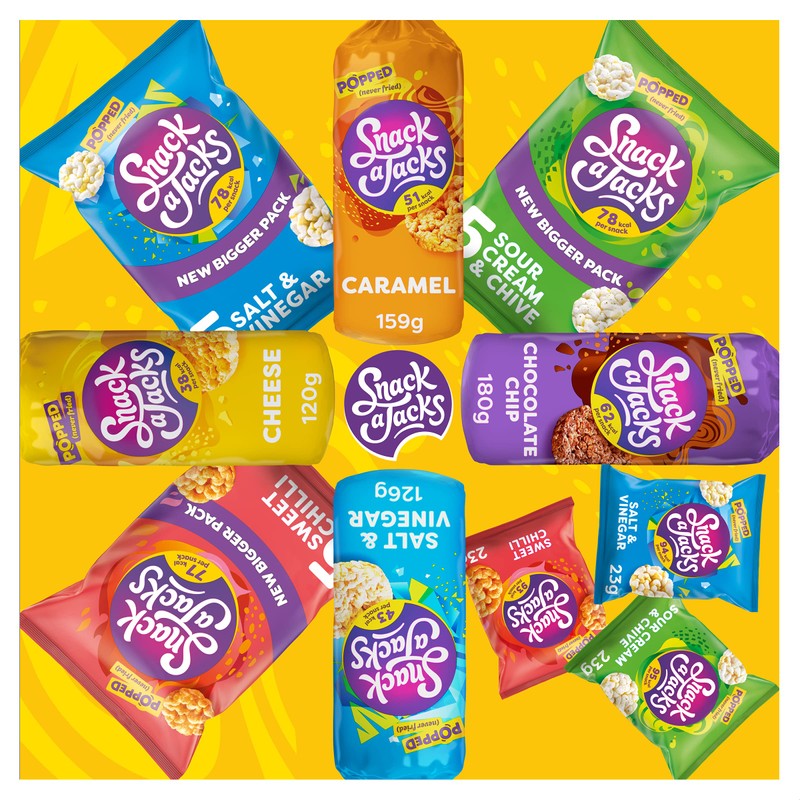 Snack a Jacks Crispy Sour Cream and Chive, Green, 19