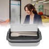 Bento Lunch Box 316 Stainless Steel 700ml Capacity Leakproof Microwave