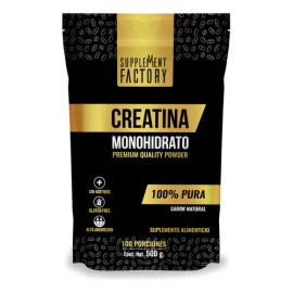 Creatina Monohidratada Pura 500 g, Sin Aditivos, 166 Porciones, Calidad Premium, Sabor Natural                                                        