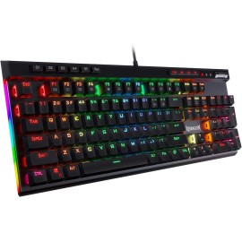 Redragon K580 VATA RGB LED Backlit Mechanical Gaming Keyboard, Macro Keys - Brown Switch