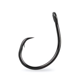 Mustad UltraPoint Demon Wide Gap Perfect in-Line Circle 1 Extra Fine Wire Hook | For Catfish, carp, bluegill to Tuna | Saltwater or Freshwater Fishing Hooks | Gear and Equipment, [Size 1/0, Pack of 10], Black Nickel
