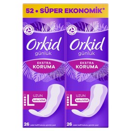 Orkid Extra Koruma Uzun Günlük Ped 52 Adet