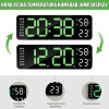Reloj De Pared Digital Led Con Termómetro, Fecha,alarma