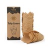 Bake Choice 200pcs Natural Mini Tulip Cupcake Liners for Baking