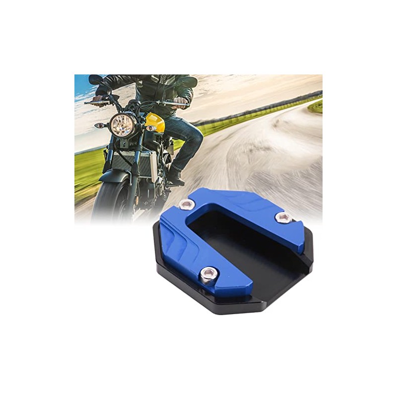 Motorcycle Kickstand Plate, Universal Motorcycle Aluminium Alloy Side Stand Extension