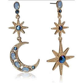 Betsey Johnson US Seller Betsey Johnson Celestial Moon & Star Drop Earrings