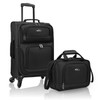 U.S. Traveler Rio Lightweight Carry-On Suitcase 20" Softside Expandable Design,