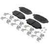 ACDelco Silver 14D906ACHF2 Ceramic Front Disc Brake Pad Set with