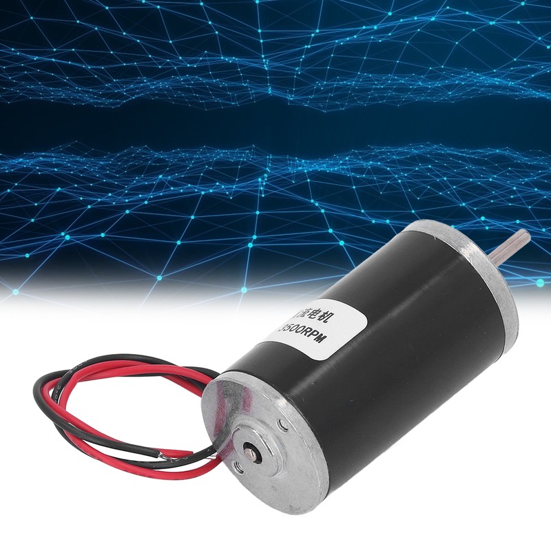 DC Gear Motor Self Locking Aluminum Shell Brass Coil Strong