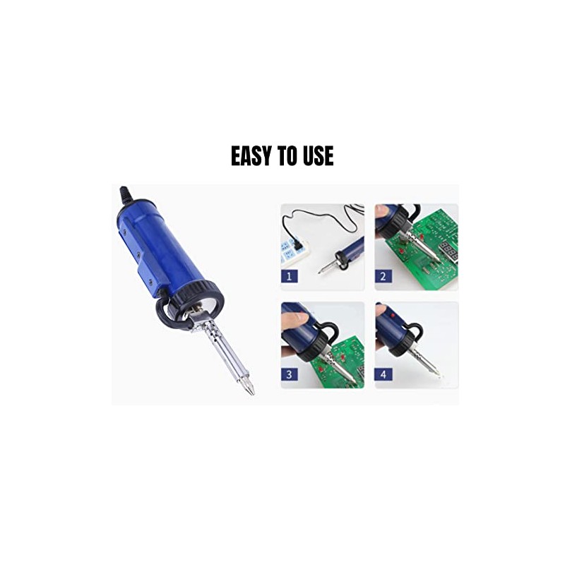 Soldering Suction, ADT-3 30 W Fully Automatic Electric Desoldering Pump,