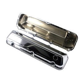Assault Racing Products A9297 for Big Block Ford 68-97 429 460 Chrome Steel Valve Covers BBF