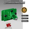 AMBULL 2 Pack Tractor Bucket Hooks with Tie Down Ring,