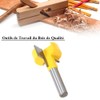 Mesee T-Track Router Bit for Router with Groove 8mm Shank