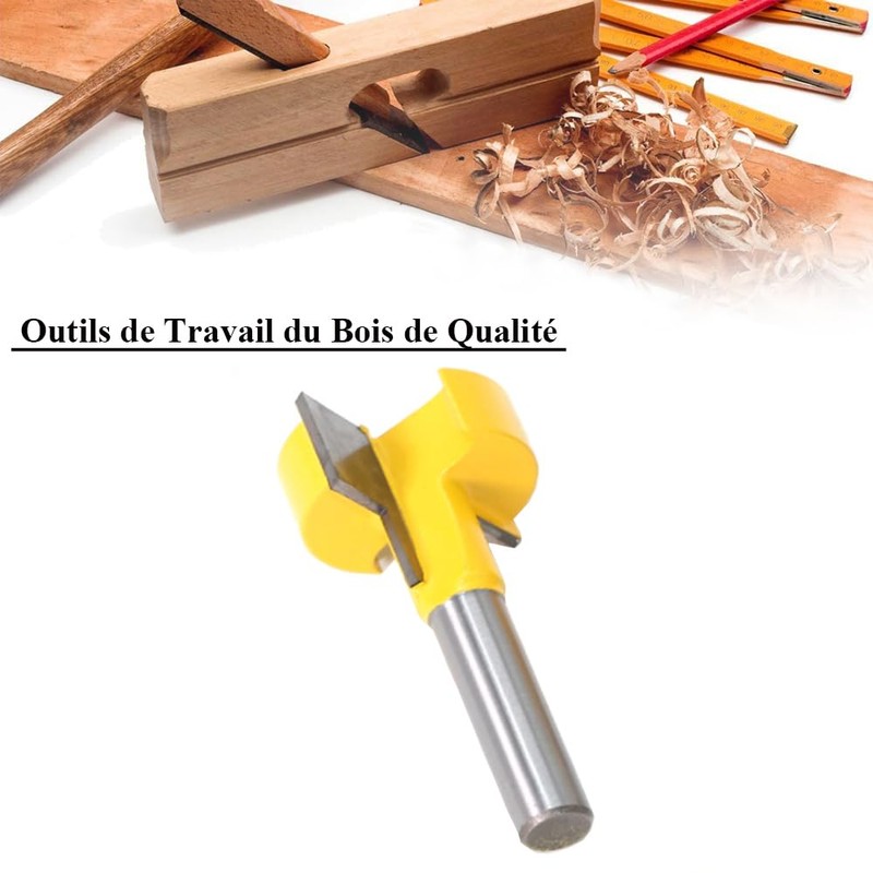 Mesee T-Track Router Bit for Router with Groove 8mm Shank