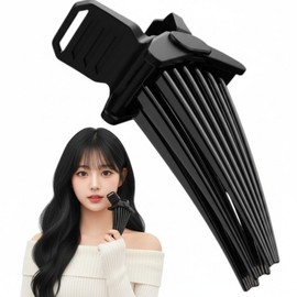 Flux Root Volume Volume Up Bangs Fixing Clamp Pin Large, 1 Piece, Black / 플럭스 뿌리볼륨 볼륨업 앞머리 고정 집게핀 대형, 1개, 블랙
