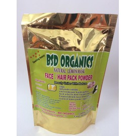 BSD Organics Natural Face & Hair Pack, Lemon peel powder -500 gm