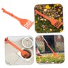 Gadpiparty 1set Mini Gutter Cleaning Rake Tool Ergonomic Rotating Handle