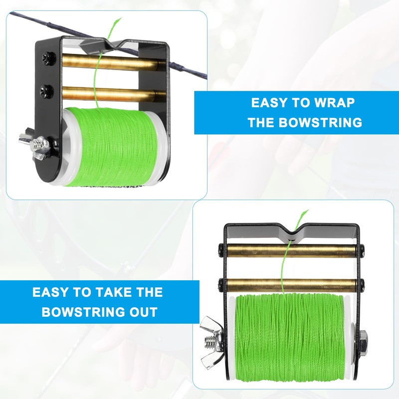 PATIKIL Archery Bow String Serving Thread Jig 131 Yard/120M, 0.02"
