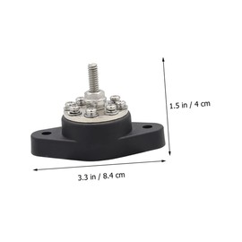 SHOWERORO 1 Set Terminal Bus Bar Electrical Distribution Block for Car Rv Boat Durable Terminal Block with Screws for Automotive