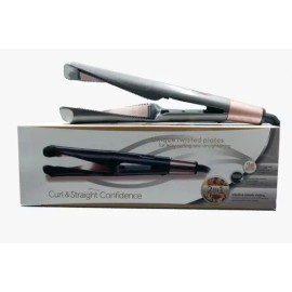 alaciado y rizado Plancha Curva Rizado Y Alaciado 2 En 1