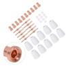 PLASMA Cutter Consumables Shield Cup Electrodes Ring Tips for CT312