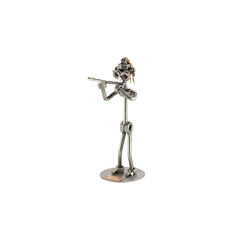 Steelman24 I Nuts and bolts sculpture Flute I Handmade ornaments