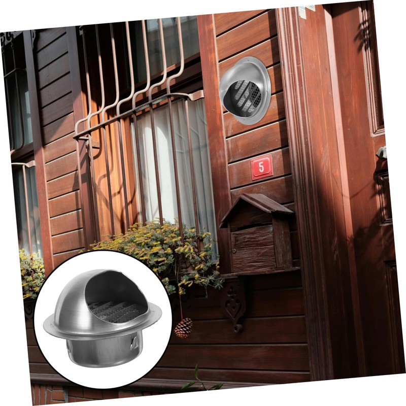 ORFOFE Exterior Vent Covers for House Metal Exhaust Vent Cap
