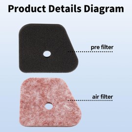 HUSWELL FS130R FS90R Air Filter for Stihl FS90 FS100 HT101 KM90R FS110 KM110R FS100RX FS110R HT131 FS130 FS 90R Tune Up Kit KM90 HT100 HT130 FC90 FC95 HL90K HL100K Brushcutter Edger Parts