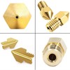 5 Pcs 0.4mm MK8 Extruder Nozzle 3D Printer Brass Nozzle
