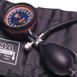 GIMA London Blut Druck Messgerät, Professional Blutdruckmessgerät, schwarz Manschette