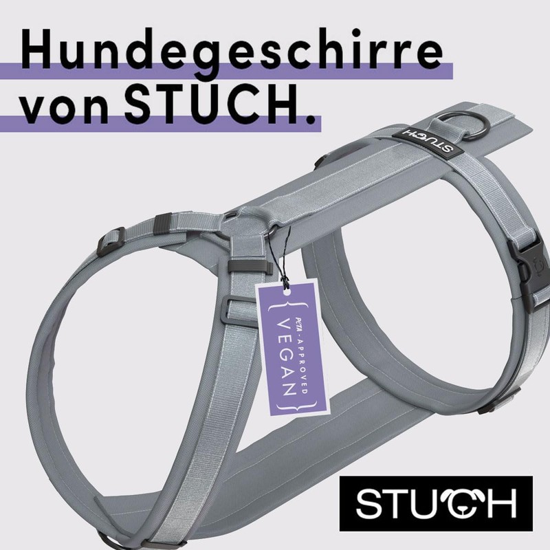STUCH Y Dog Harness Padded & Adjustable - Dimensionally Stable,