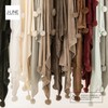 J-Line Cuddly Blanket with Pompoms, Stylish and Modern Bedspread in