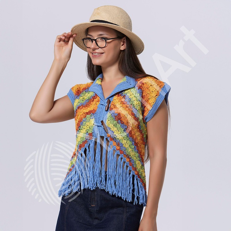 Hilo de algodón YarnArt Symphony Dream - 80% algodón, 20%