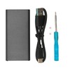 Tyep C to MSATA Enclosure Aluminum Alloy USB3.1 Gen2 Type