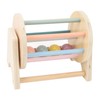 Wooden Rattle Rolling Drum Logic Thinking Hand Eye Coordination Safe