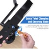 Lawn Mower Blade Sharpener, 15°-45° Adjustable Frame with Ball Bearing