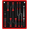 Hi-Spec 10pc Long Hook, Pick, Engine Gasket Scraper & Telescopic