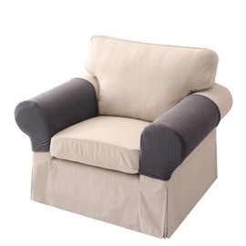 Universal Knit Thicken Non Slip Sofa Armrest Cover Polyester Flexible Armrest Cover