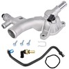 PANNUOSCS Thermostat Housing/Water Outlet Compatible with 2011-2020 Chevy Cruze Sonic