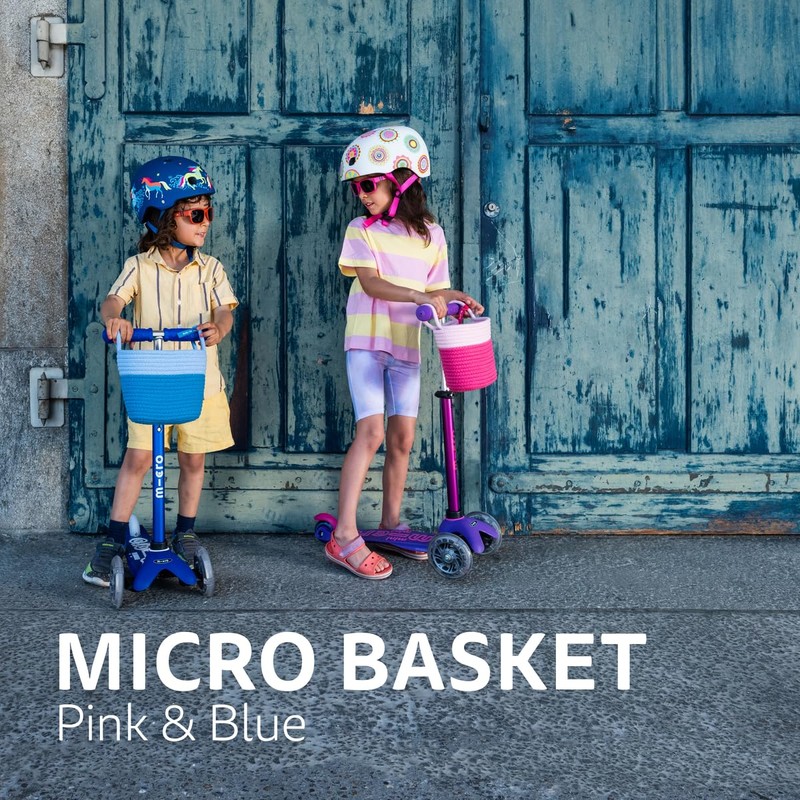 Micro Scoot Eco Basket Blue