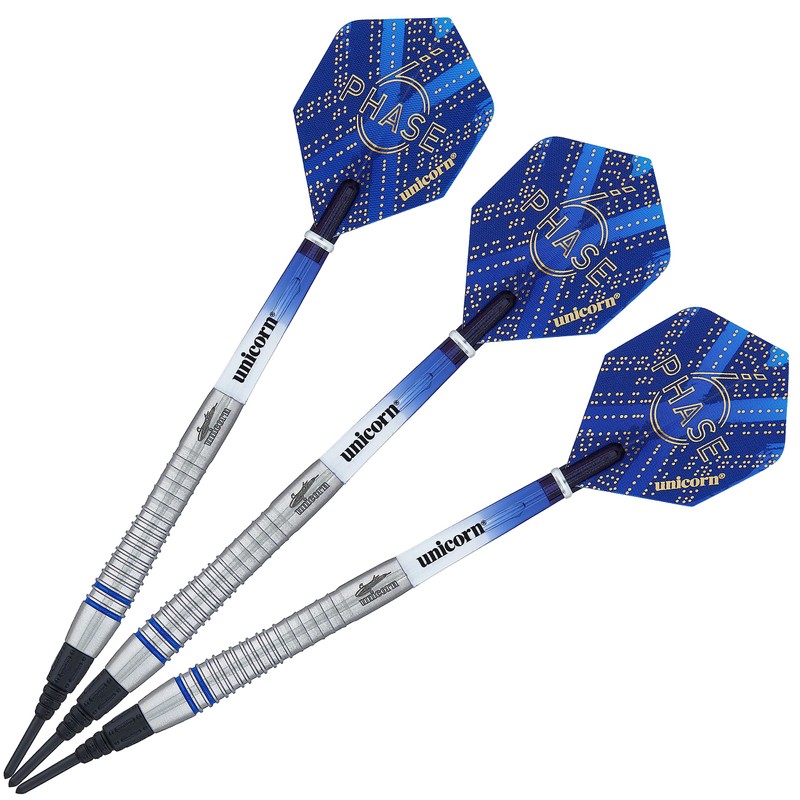 Unicorn Unisex World Champion Natural Darts, Blue, 18 G EU