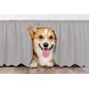 Wrap Around Dust Ruffle Bed Skirt - Light Grey -