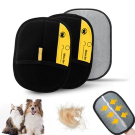 SYSYSYYASNL Pack of 3 Fur Magnet, Fur Magnetic Glove, Pet Hair Remover Glove, Cat/Dog Gloves, Reusable Grooming Gloves for Pets