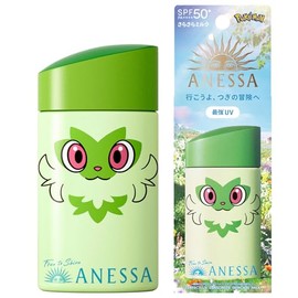 ANESSA Perfect UV Skin Care Milk, NA, Pokemon Collaboration Limited Packaging, Fruity Floral Scent, 2.1 fl oz (60 ml)