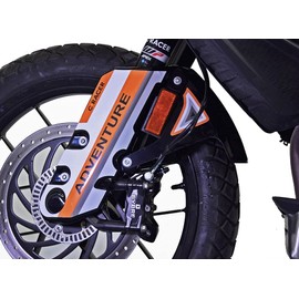 Fork Protector for KTM 390 Adventure 2020- (White/Orange)