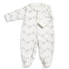 Natures Purest Organic Cotton Cream My First Friends Footless Sleepsuit