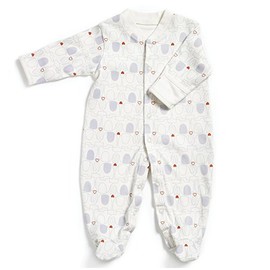 Natures Purest Organic Cotton Cream My First Friends Footless Sleepsuit - 6-9 Months