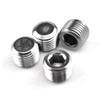 Internal Hex Countersunk Male Thread Pipe Plug Connector，ZESE 4PCS 3/8"NPT